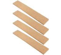 IWOWHERO 4pezzi Strisce di Sughero Adesive per Pareti, Strisce di Bollettino Spesse e Resistenti, per Promemoria e Decorazioni Ufficio Semplici ed Eleganti