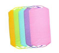 IWOWHERO 5 pezzi Spazzola Doccia Schiena con Corda Lunga Esfoliante Corpo Doppia Faccia per Massaggio e Rimozione Cellule Morte Accessorio Bagno per Cura