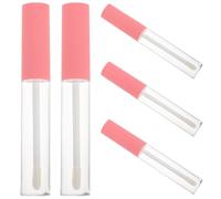 IWOWHERO 5 Tubetti Vuoti per Lucidalabbra e Eyeliner 10Ml con Applicatore Contenitori Trasparenti per Balsamo Labbra Fai da Te Kit Portatile per Trucco Professionale e Uso Quotidiano