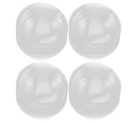 IWOWHERO 50 Pezzi Coperture Rotonde in Plastica Trasparente per Piante Campane a Cupola Riutilizzabili per Protezione e Crescita di Piantine in Vaso Adatte per Coltivazioni Protette e