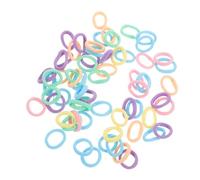 IWOWHERO 500 Pezzi Elastici per Capelli Bambina Piccoli Morbidi Elastici Senza Cuciture Fasce Colorate per Coda di Cavallo Facili da Usare per Bambine Leggeri e Portatili per Scuola e
