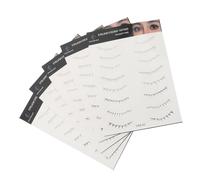 IWOWHERO 5fogli Sticker Sopracciglia Inferiori Adesivi Impermeabili Per Make-up Occhi Effetto Naturale e Facile Applicazione Per Occasioni Speciali e Uso Quotidiano