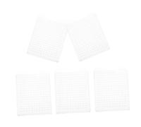 IWOWHERO 5pezzi Scatola Organizer Trasparente Per Gioielli e Unghie Con Scomparti Individuali Design Estraibile Portaoggetti Portatile Per Viaggi e Uso Domestico Per Gemme e Accessori