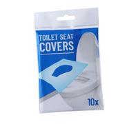 IWOWHERO 6 confezioni Copriwater Usa e Getta in Bianca per Confezione Tappetino Wc Solubile in Cuscino Igienico Portatile per Protezione Sanitaria Adulti