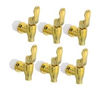 IWOWHERO 6 Pezzi Rubinetto Dispenser Bevande Valvola Antigoccia per Tanica e Succhi Ricambio Resistente per Cucine Commerciali e Catering