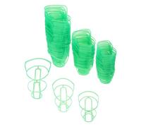IWOWHERO 60 Pezzi Rete per Appendere Bottiglie di Infusione, Copertura a Rete per Flaconi Soluzione Salina in Plastica, Verde, 100ml/250ml/500ml, per Supporto Flebo, Uso Medico, Infermieri