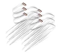 IWOWHERO 6Pcs Evidenziatore Del Corpo Dea Estensioni Fasci Di Glitter Perline Di Estensione Tinsel Per Fascini Per Di Kit Tinsel Per Supporto