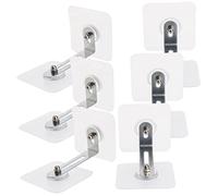 IWOWHERO 6pezzi Ancoraggi Adesivi Per Mobili Kit Di Ragazzo Ragazza Ragazza Per Armadi Librerie Cassettiere Mensole Riduzione Del Rischio Di Lesioni Causate Da Cadute Di Grandi Tv o Mobili