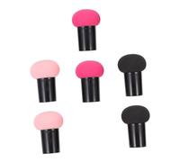 IWOWHERO 6pezzi Trucco Polsino Forma di Fungo per Fondotinta e Cipria Strumenti da Donna e Ragazza Kit per Trucco Cipria per Ragazza e Donna
