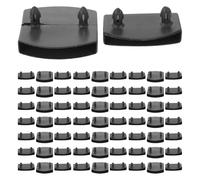 IWOWHERO 72pezzi Supporti per Doghe del Letto in Plastica Clip per Connessione delle Sponde del Letto da Kit di Ricambio per Accessori del Telaio del Staffe per Sponda e Elementi