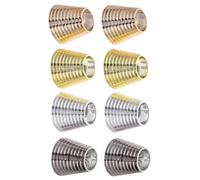 IWOWHERO 8 Pezzi Fermagli per Chioma a Forma di Cerchio per Coda di Cavallo in Abs, Pratici e Resistenti, Clip Denti per Tenere i Chioma Saldi