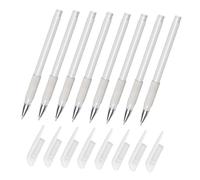 IWOWHERO 8 pezzi Penne per Professionali Impermeabili Punta Fine per Linee Accurate Penne per Marcatura Pratica per Sopracciglia Piercing e Posizionamento Tattoo