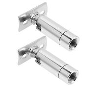 IWOWHERO Adattatore per Lampade Plafoniera Design Filettato in Metallo 2 Pezzi, Convertitore Girevole 360 Gradi per Proiettori Luci Soffitto
