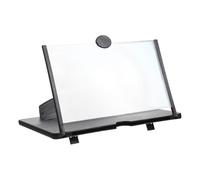 IWOWHERO Amplificatore Schermo Telefono Cellulare 10” Nero Lente D’ingrandimento Creativa, Supporto Resistente Regolabile per Visione a Mani Libere, per Film, Lettura e Protezione Occhi