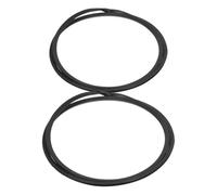 IWOWHERO Anello di Base in Gomma 52 CM per Sedia da Parrucchiere Guarnizione Antiscivolo per Poltrona da Barbiere Protezione Stabile per Pavimenti da Salone Set 2 Pezzi