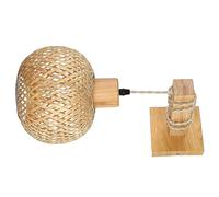 IWOWHERO Applique da Parete Rustica in Legno per Soggiorno Lampada da Comodino Vintage per Corridoio Applique da Parete per Interni in Stile Fattoria senza Lampadina Colore Casuale