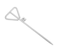 IWOWHERO Asta di Messa Terra Zincata Portatile per Recinzioni Elettriche e Antenne Satellitari Paletto Accessorio Messa Terra per Impianti Domestici e Progetti Esterni Installazione Rapida