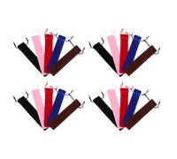 IWOWHERO Astuccio Singolo Colore 20 Pezzi in Flanella per Penna Sacchetto per Penna con Chiusura a Coulisse Colore Assortito e per Ufficio