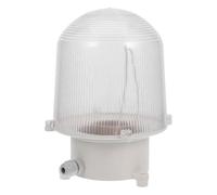 IWOWHERO Base Portalampada E27 per Congelatore a Freddo Coprilampada Circolare Antiappannamento per Celle Frigorifere Laboratori e Ambienti Esterni Facile Installazione