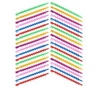 IWOWHERO Bigodini a Spirale per Permanente Chioma Lunghi e Medi, Set 40 Pezzi, Barre a Spirale in Abs, per Ricci Dinamici e Styling Professionale a Casa e Saloni