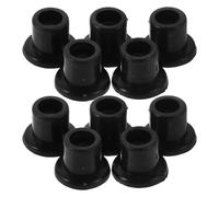 IWOWHERO Boccola Perno Porta Doccia Nera 8 Mm Od, Set 100 Pezzi, Manicotto Plastica Resistente per Vetro, Accessorio Ricambio Ferramenta Porta Doccia, Riduzione Rumore, Movimento