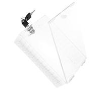 IWOWHERO Box per Termostato con Chiave Custodia Trasparente Protettiva da Parete Compatibile con Termostati Montaggio Facile e Visibilità