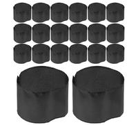 IWOWHERO Bracciali Funebri Neri 30 Pezzi - Fascia da Lutto per Funerale Confortevole - Bracciale Commemorativo per Cerimonie Funebri e Memoria Collettiva