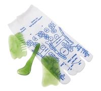 IWOWHERO Calzini Riflessologia Donna con Massaggiatore per Piedi e Bastoncini Trigger Point Set Kit Acupressione Portatile per Relax e Circolazione