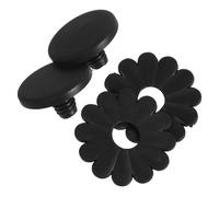 IWOWHERO Cappello per Ombrellone 6mm in Plastica Opaca, Set da 2 Tappi di Ricambio per Punte Ombrello, Accessori per Riparazione Ombrelloni da Giardino Antipioggia e Stile Casuale