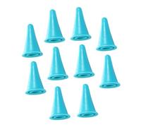 IWOWHERO Cappucci Protettivi in Silicone per Ferri da Maglia, Set da 10 Pezzi, Fermapunte Grandi per Aghi Oltre 4 Mm, Accessori Leggeri e Portatili per Lavorare a Maglia