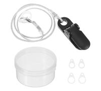 IWOWHERO Cavo di Sicurezza Regolabile per Amplificatore Acustico con Clip Anti-Smarrimento Cordino Protettivo in Silicone per e Anziani Supporto Anti-Caduta per Apparecchi Acustici