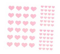 IWOWHERO Cerotti Per Brufoli Adesivi Idrocolloidi Invisibili, Patch Per La Cura Del Viso, 3 Fogli 24 Mini Toppe a Forma Di Cuore Rosa, Assorbenti e Lenitivi Per Pelle Delicata