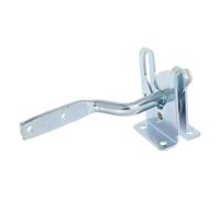 IWOWHERO Chiusura a Molla per Cancello in Metallo Piccolo Chiavistello per Recinzione Esterna Cavo di Trazione Set Serratura Silenziosa Resistente alle Intemperie per Porte da Giardino e