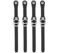 IWOWHERO Cinghie di Ricambio per Scarpe Pattini Roller 4 Unitá in Pp Resistenti Design di Supporto per Pattini da Ghiaccio e Roller Skate Nero