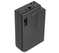 IWOWHERO Cintura Porta Microfono Nero in Abs Clip Stabile e Alta Prestazione per Trasmissione Wireless, per Spettacoli Sul Palco e Lezioni di Fitness