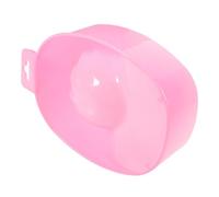 IWOWHERO Ciotola Ammollo Unghie Rettangolare Singolo in Plastica Resistente Vaschetta Manicure per Rimuovere Unghie Finte e Ammorbidire Cuticole Colore Anguria