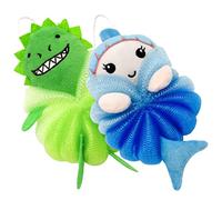 IWOWHERO Confezione Da 2 Giocattoli Da Bagno Per Bambini Piccoli Per La Doccia Dei Bambini in Spugna Per Il Bagno in Luffa Per Il Bagno.