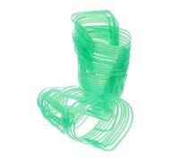 IWOWHERO Copertura Rete per Bottiglie di Infusione 500ml in Plastica Verde Riutilizzabile Supporto Sicuro per Uso Ospedaliero 30 Pezzi