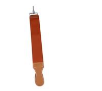 IWOWHERO Coramella Per Affilatura Di Rasoio in Pelle Di Panno Per Levigatura Di Lame Cinghia Per Affilatore in Pelle Doppio Per Affilatura Finale Di