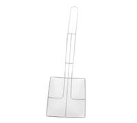 IWOWHERO Cucchiaio Scolapasta in Acciaio Inossidabile con Rete Manico Ergonomico Antiscottatura per Filtraggio Olio e Dregs Utensile per Pentole da Cucina e Frittura