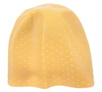 IWOWHERO Cuffia per Colpi di Sole in Silicone Dorata Riutilizzabile con Uncinetto per Evidenziare i Chioma, Cappuccio per Tintura Chioma Professionale per Tecniche Balayage e Colorazione