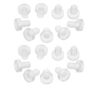 IWOWHERO Cuscinetti Paraurti Trasparenti in PVC con Stelo Set da 40 Pezzi Paracolpi Antiscivolo e Smorzatori Acustici per Tavoli in Vetro Protezione Sicurezza e Animali per Mobili da