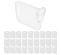 IWOWHERO Divisori Trasparenti per Frigorifero Porta Laterale Set da 40 Pezzi in Plastica Rimovibile Separatori Multifunzione per Congelatore Domestico Organizzatori Salvaspazio per Vano