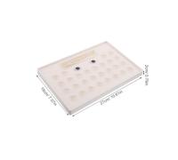 IWOWHERO Espositore Porta Lenti Colorate Piccolo e Portatile Scatola Espositiva Contenitori Separati e Struttura Resistente AI Graffi Organizer per Lenti Colorate per Viaggi e Uso