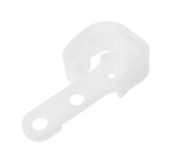 IWOWHERO Fermaporta per Frigorifero e Congelatore in Plastica Bianco Gancio Fermo di Ritenuta per Porta Clip di Ricambio per Cerniera Accessorio per Manutenzione Elettrodomestici