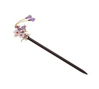 IWOWHERO Forcina Per Capelli Floreale Fermaglio Per Chignon Stile Tradizionale Forcina Per Capelli Nappa Classico Accessorio Per Chignon Floreale