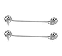 IWOWHERO Gancio per Finestra Antivento in Acciaio Inossidabile 10 Pollici Set da 2 Pezzi Gancio per Finestra Vecchio Stile Resistente Adatto per Porte e Finestre