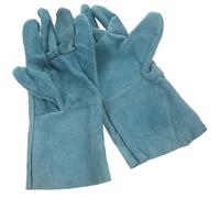 IWOWHERO Guanti Protettivi Anti-Morso per Cani in Pelle Bovina Ispessita Guanti Antigraffio per Addestramento Animali Domestici Accessorio Resistente per Uso Quotidiano e Protezione Mani