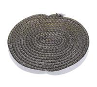 IWOWHERO Guarnizione Autoadesiva per Porta Stufa Corda Piatta Sigillante per Caminetti Caldaie e Forni Isolamento Termico Versatile e Facile da Tagliare