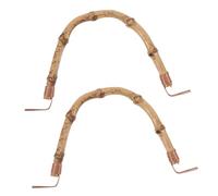 IWOWHERO in Bamboo per Teiera Sostitutivo Impugnatura Ergonomica Antiscivolo Accessorio Resistente e Decorativo per Kettle e Bollitori Riparazione e Sicura